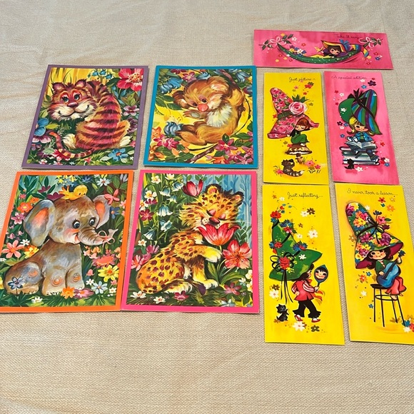 The Safari Set Other - Vintage Greeting Cards Quality Crest The Safari Set